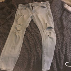 Aw distressed jegging